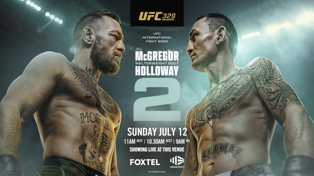 UFC 329: McGregor vs Holloway II